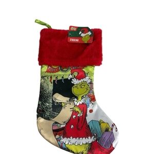 Dr. Seuss Grinch Stocking - Red and Green